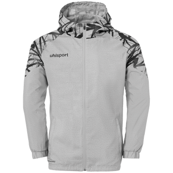uhlsport Goal 25 Evo Woven Hood Jacket Kind (dark grau melange/schwarz)