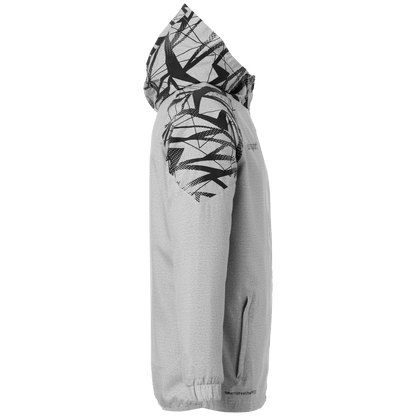 uhlsport Goal 25 Evo Woven Hood Jacket Kind (dark grau melange/schwarz)