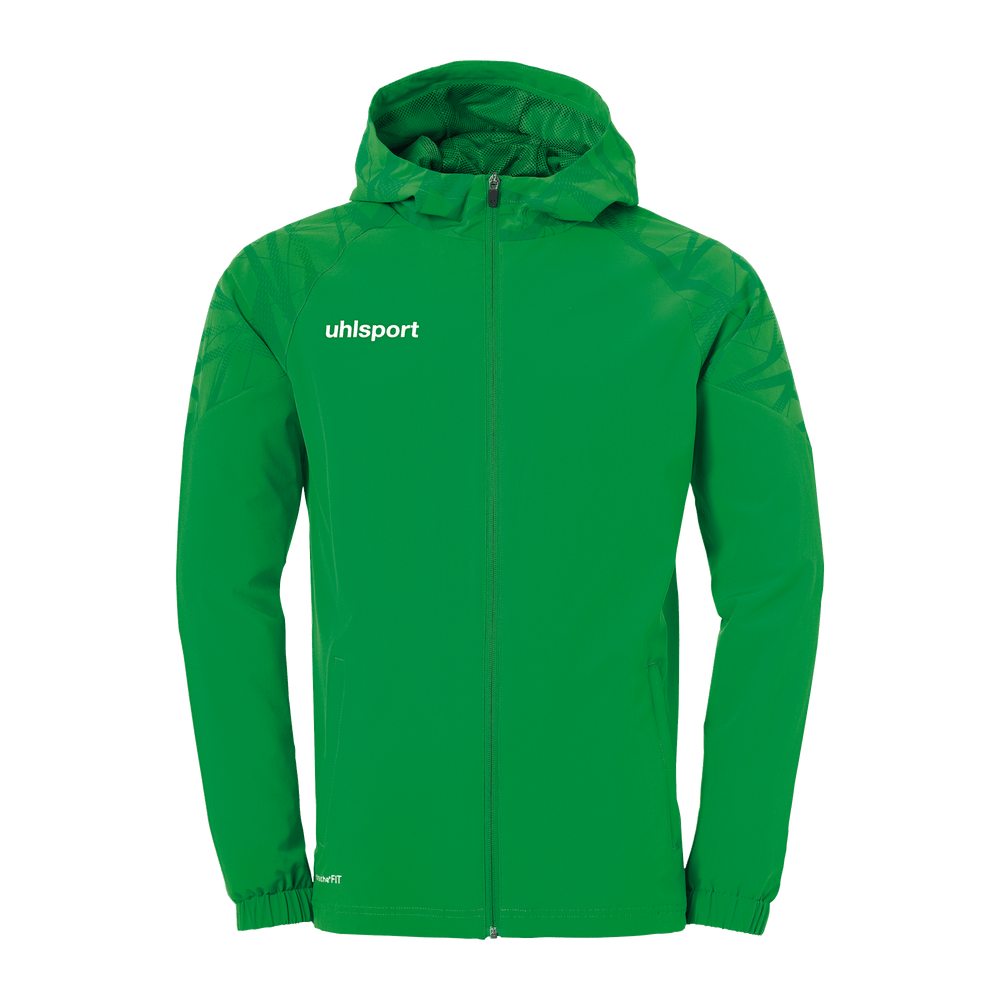 uhlsport Goal 25 Evo Woven Hood Jacket Kind (grün/lagune)
