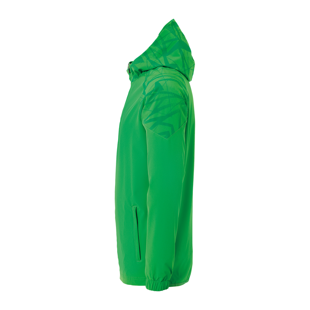 uhlsport Goal 25 Evo Woven Hood Jacket Kind (grün/lagune)