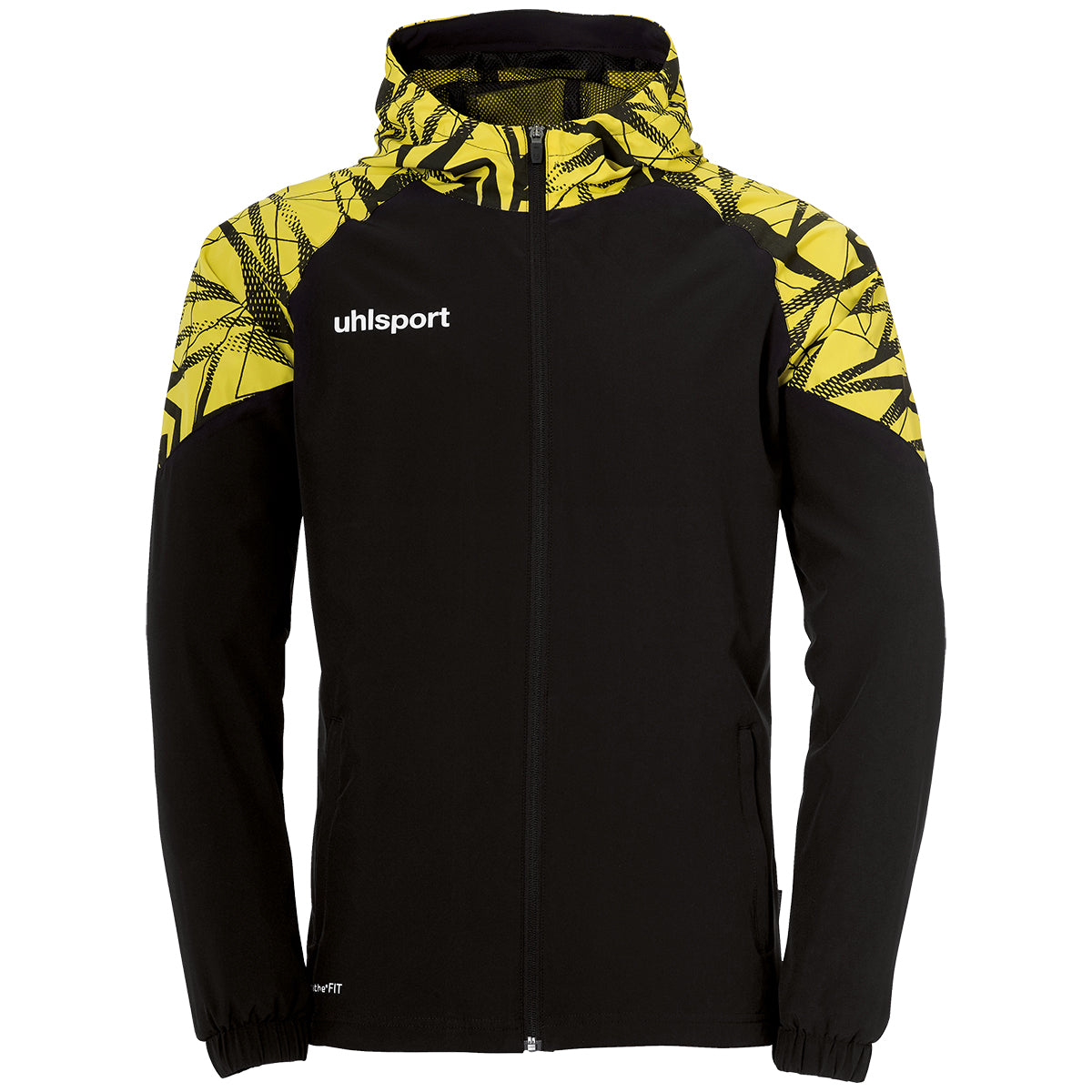 UHLSPORT Goal 25 Evo Woven Hood Jacket Kind Schwarz