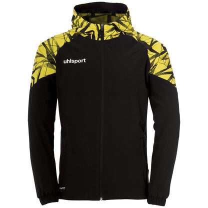 UHLSPORT Goal 25 Evo Woven Hood Jacket Kind Schwarz