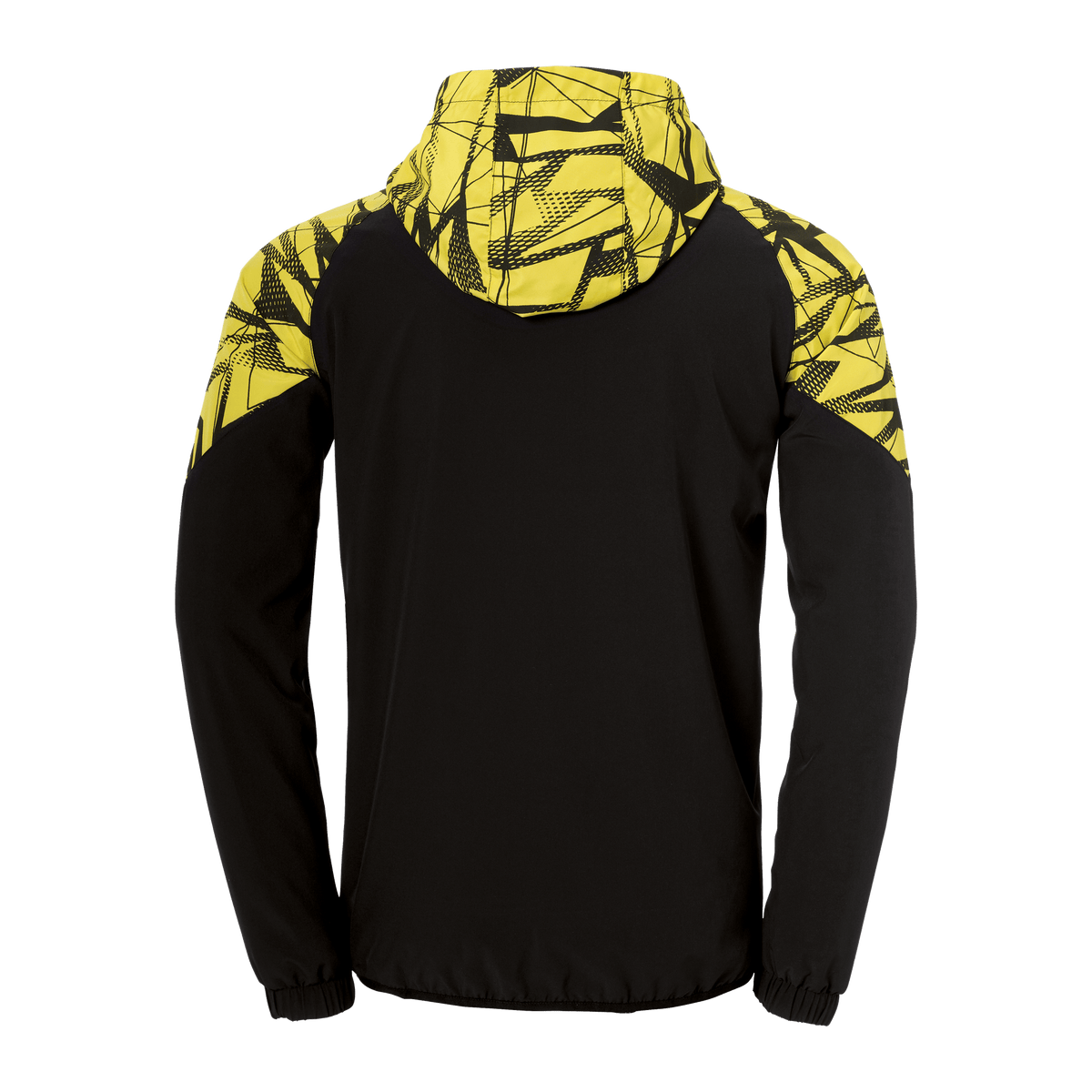 uhlsport Goal 25 Evo Woven Hood Jacket (schwarz/limonengelb)