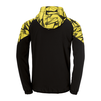 uhlsport Goal 25 Evo Woven Hood Jacket (schwarz/limonengelb)