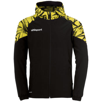 UHLSPORT Goal 25 Evo Woven Hood Jacket Kind Schwarz