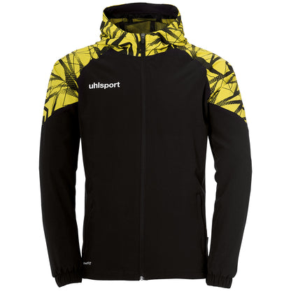UHLSPORT Goal 25 Evo Woven Hood Jacket Kind Schwarz