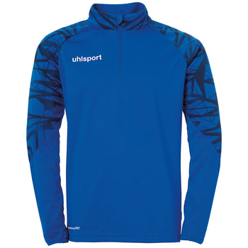 UHLSPORT Goal 25 1/4 Zip Top Kind Blau