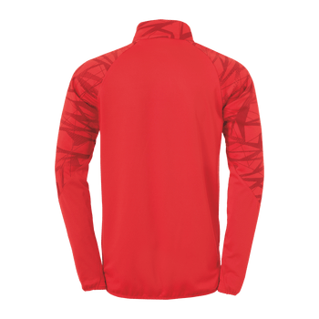 uhlsport Goal 25 1/4 Zip Top Kind (rot/weiß)