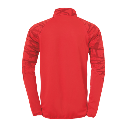 uhlsport Goal 25 1/4 Zip Top Kind (rot/weiß)