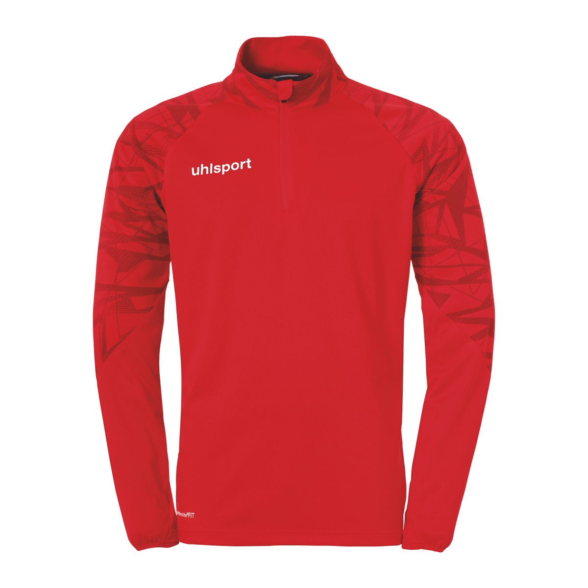uhlsport Goal 25 1/4 Zip Top Kind (rot/weiß)