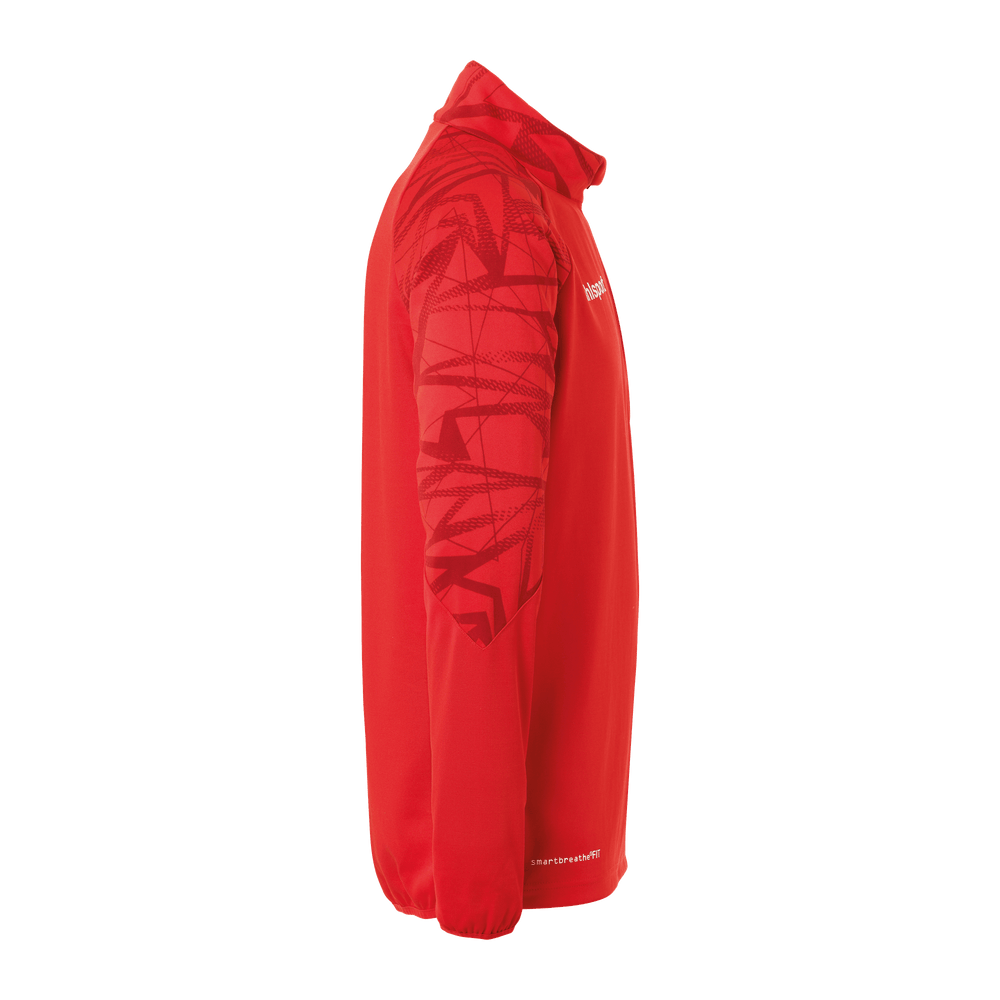 uhlsport Goal 25 1/4 Zip Top Kind (rot/weiß)