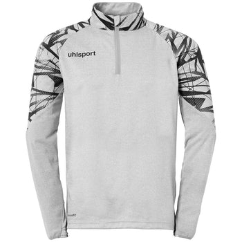 UHLSPORT Goal 25 1/4 Zip Top Kind Dunkelgrau