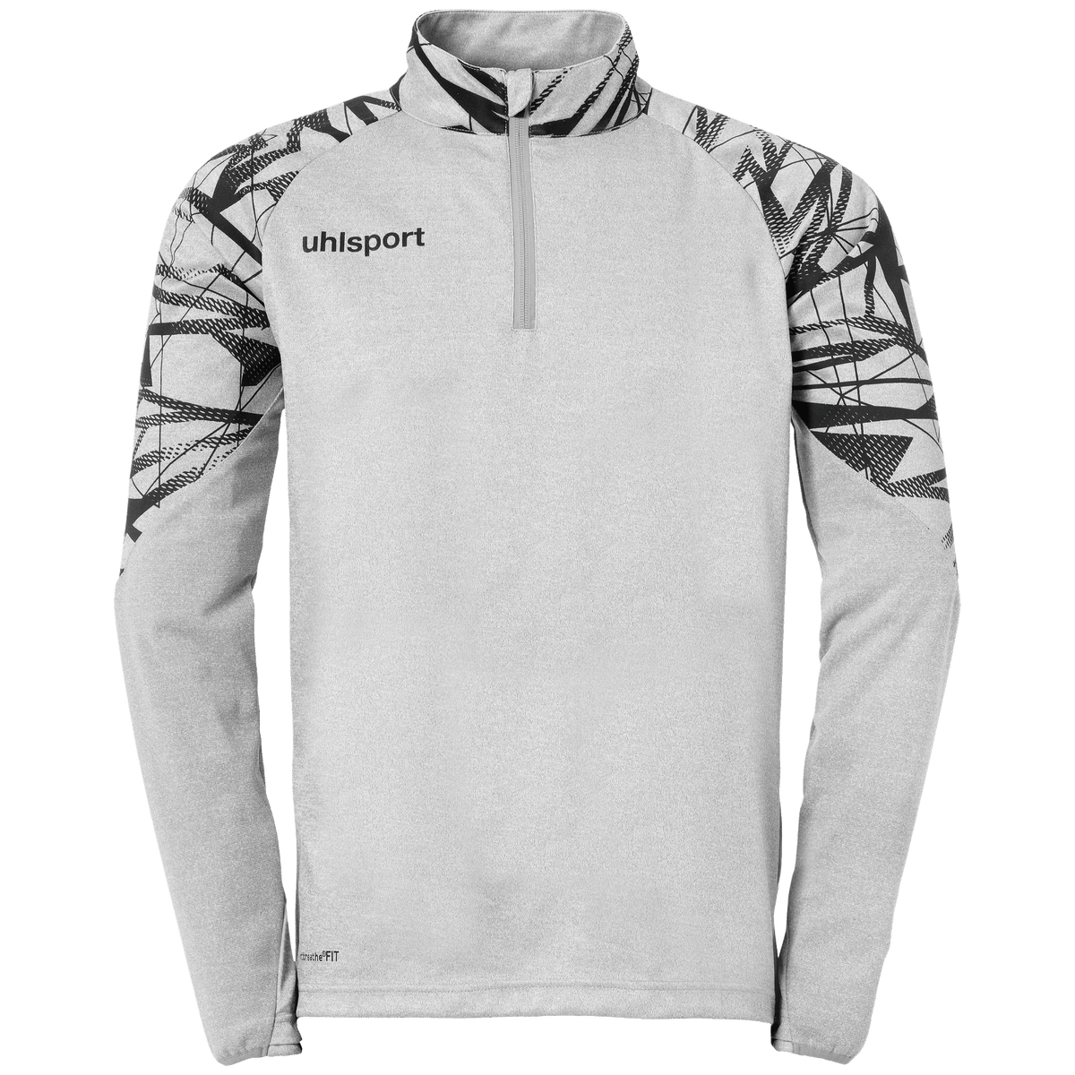 uhlsport Goal 25 1/4 Zip Top Kind (dark grau melange/schwarz)