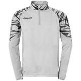 uhlsport Goal 25 1/4 Zip Top Kind (dark grau melange/schwarz)