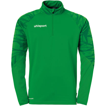 UHLSPORT Goal 25 1/4 Zip Top Kind Grün
