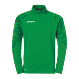 uhlsport Goal 25 1/4 Zip Top Kind (grün/lagune)