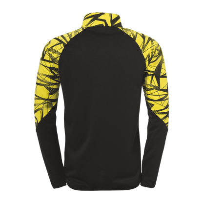 uhlsport Goal 25 1/4 Zip Top (schwarz/limonengelb)