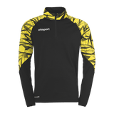 uhlsport Goal 25 1/4 Zip Top (schwarz/limonengelb)