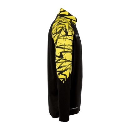 uhlsport Goal 25 1/4 Zip Top (schwarz/limonengelb)