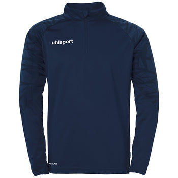 UHLSPORT Goal 25 1/4 Zip Top Kind Dunkelblau