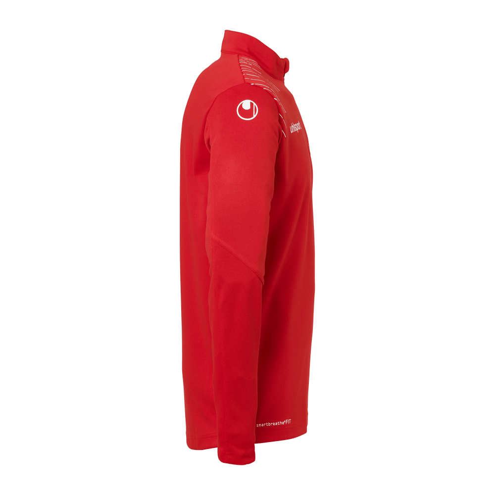 uhlsport Score 26 1/4 Zip Top Kind (rot/weiß)