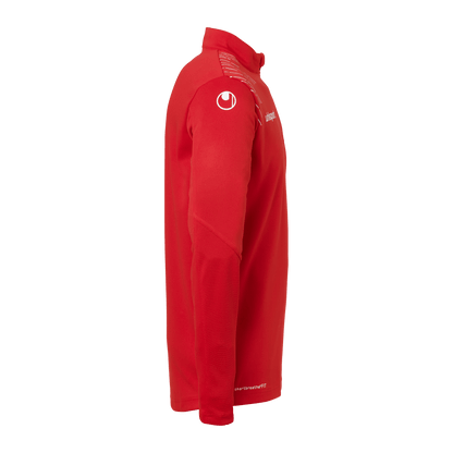 uhlsport Score 26 1/4 Zip Top Kind (rot/weiß)