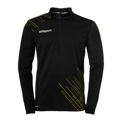 uhlsport Score 26 1/4 Zip Top Kind (schwarz/limonengelb)
