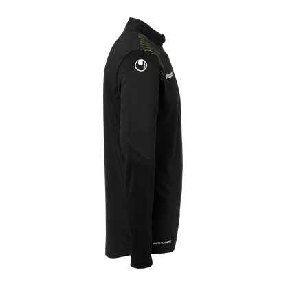 uhlsport Score 26 1/4 Zip Top Kind (schwarz/limonengelb)