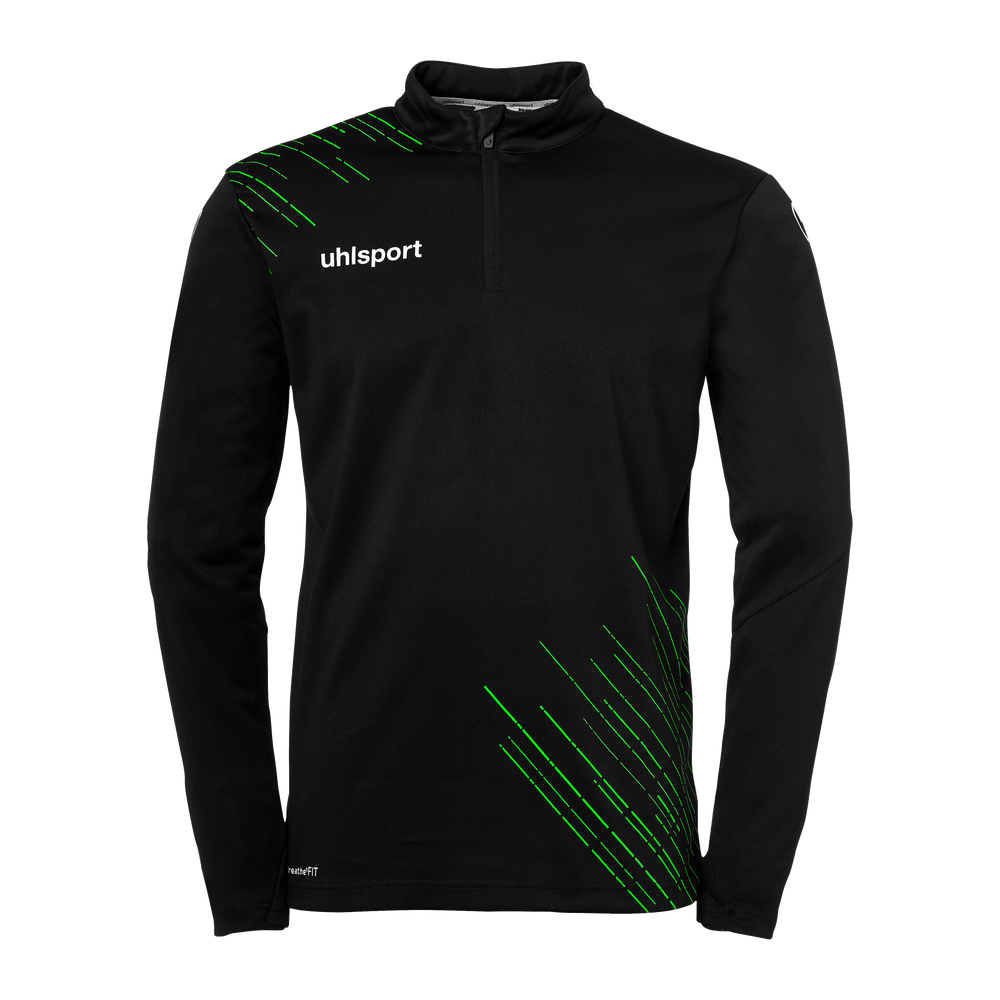 uhlsport Score 26 1/4 Zip Top Kind (schwarz/fluo grün)