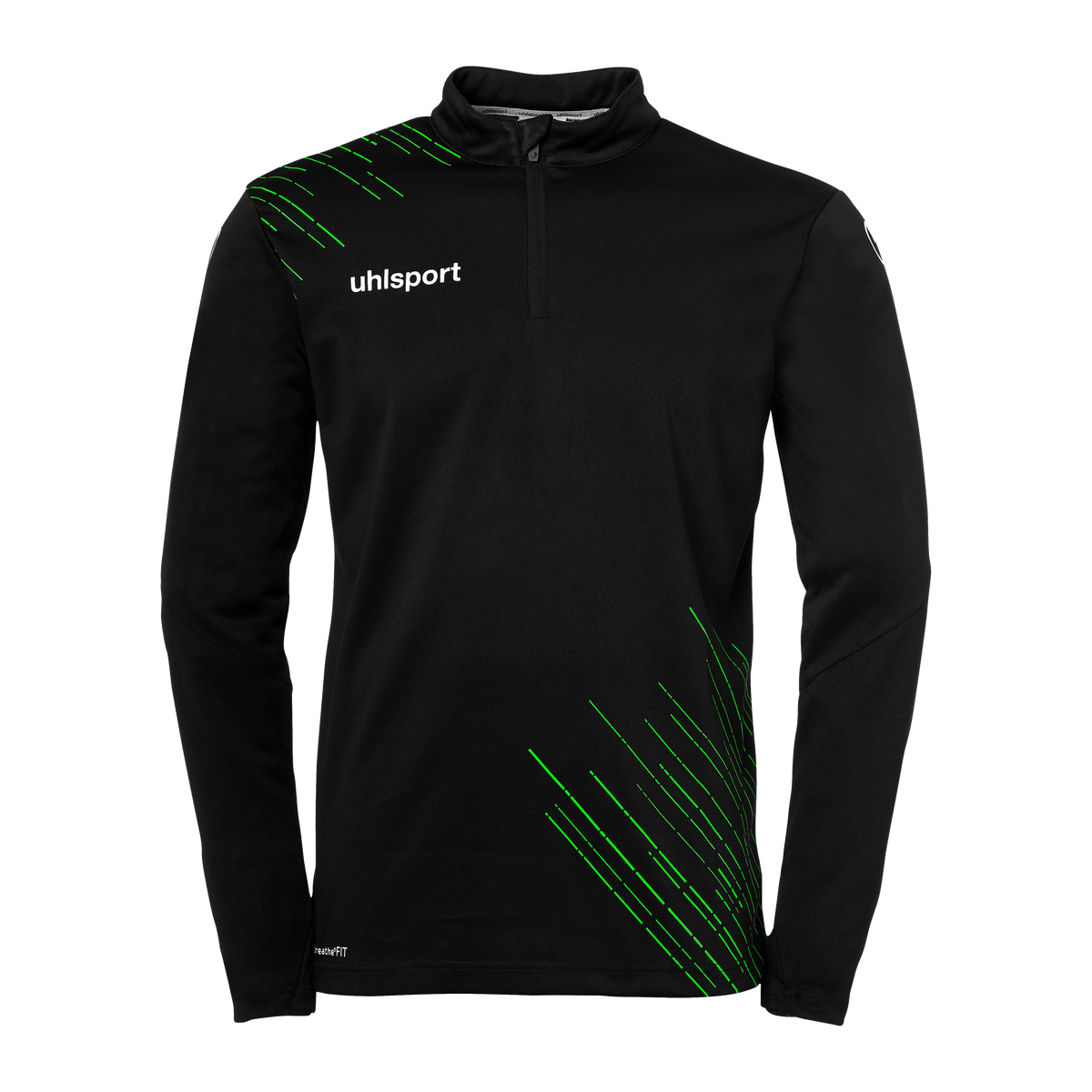 uhlsport Score 26 1/4 Zip Top Kind (schwarz/fluo grün)