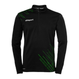 uhlsport Score 26 1/4 Zip Top Kind (schwarz/fluo grün)