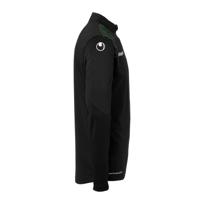 uhlsport Score 26 1/4 Zip Top Kind (schwarz/fluo grün)
