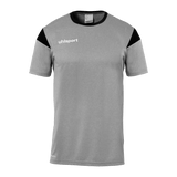 uhlsport Squad 27 Trikot Kurzarm Kind (dark grau melange/schwarz)