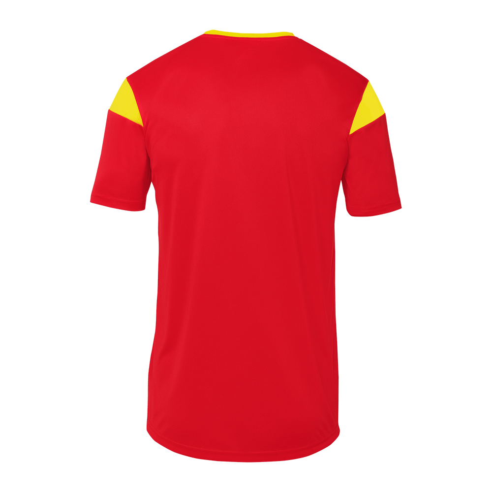 uhlsport Squad 27 Trikot Kurzarm Kind (rot/limonengelb)