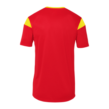 uhlsport Squad 27 Trikot Kurzarm Kind (rot/limonengelb)