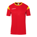 uhlsport Squad 27 Trikot Kurzarm Kind (rot/limonengelb)
