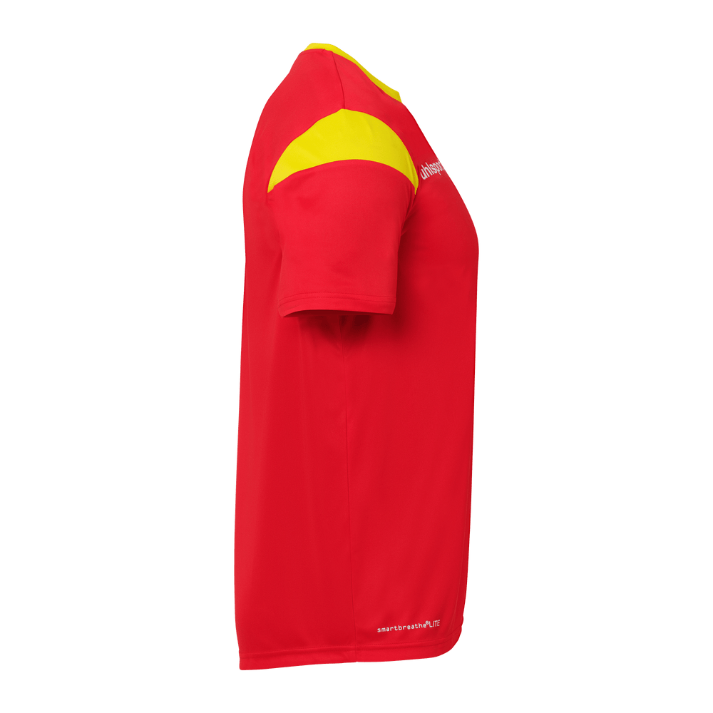 uhlsport Squad 27 Trikot Kurzarm Kind (rot/limonengelb)