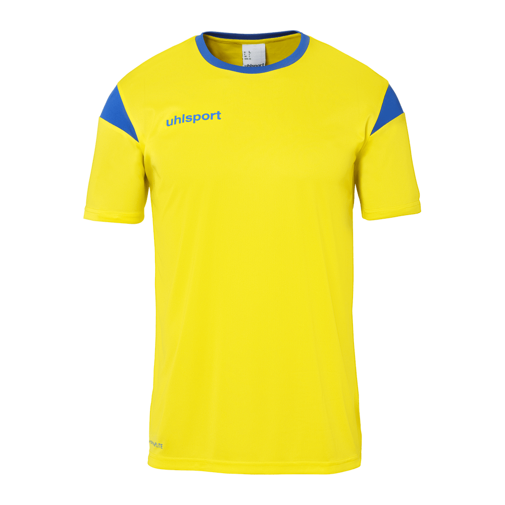uhlsport Squad 27 Trikot Kurzarm Kind (limonengelb/azurblau)