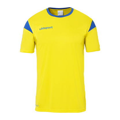 uhlsport Squad 27 Trikot Kurzarm Kind (limonengelb/azurblau)