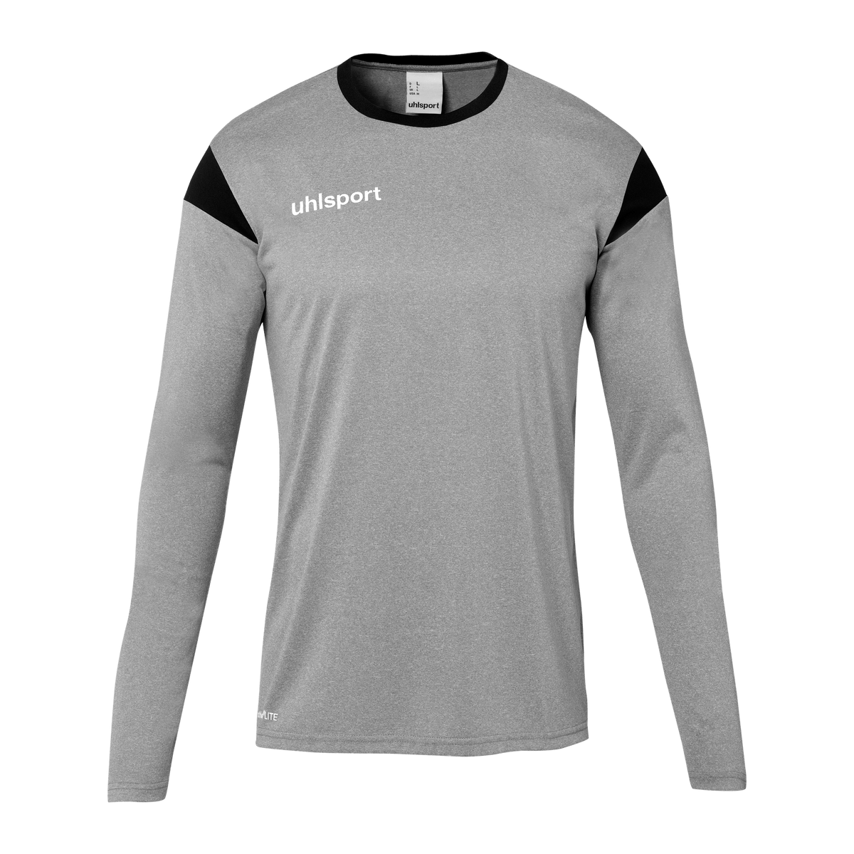 uhlsport Squad 27 Trikot Langarm Kind (dark grau melange/schwarz)