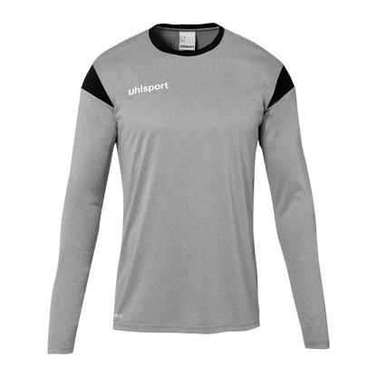 uhlsport Squad 27 Trikot Langarm Kind (dark grau melange/schwarz)