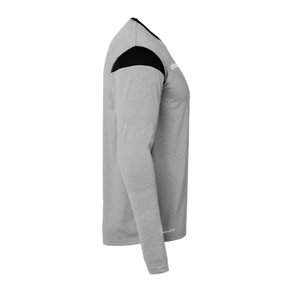 uhlsport Squad 27 Trikot Langarm Kind (dark grau melange/schwarz)