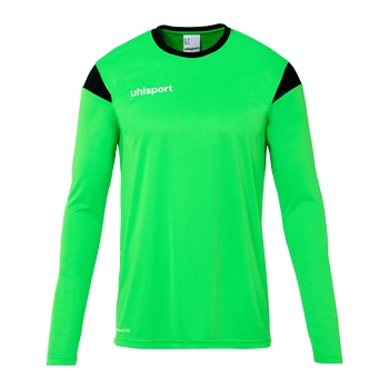 uhlsport Squad 27 Trikot Langarm Kind (fluo grün/schwarz)
