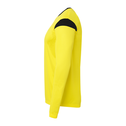 uhlsport Squad 27 Trikot Langarm Kind (limonengelb/schwarz)
