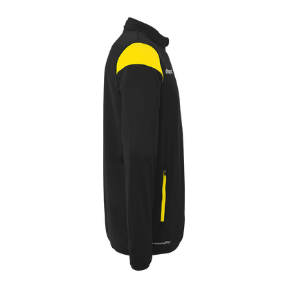 uhlsport Squad 27 Classic Jacke Kind (schwarz/limonengelb)