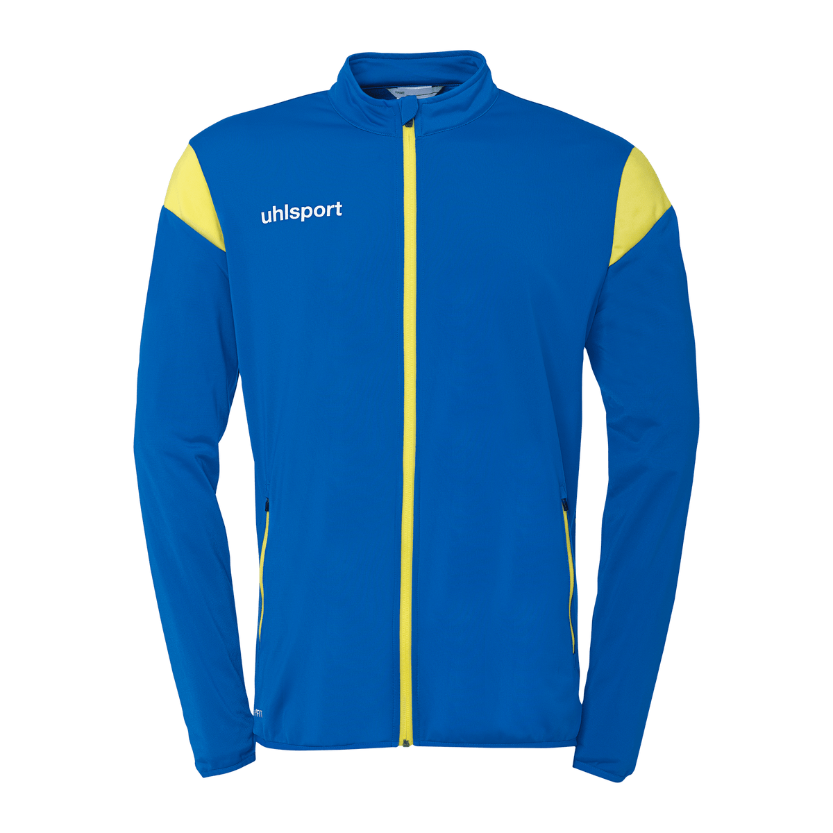 uhlsport Squad 27 Classic Jacke Kind (azurblau/limonengelb)