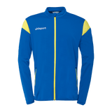 uhlsport Squad 27 Classic Jacke Kind (azurblau/limonengelb)