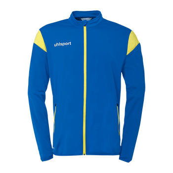 uhlsport Squad 27 Classic Jacke Kind (azurblau/limonengelb)