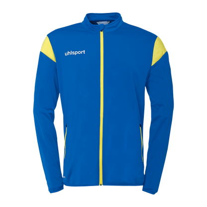 uhlsport Squad 27 Classic Jacke Kind (azurblau/limonengelb)