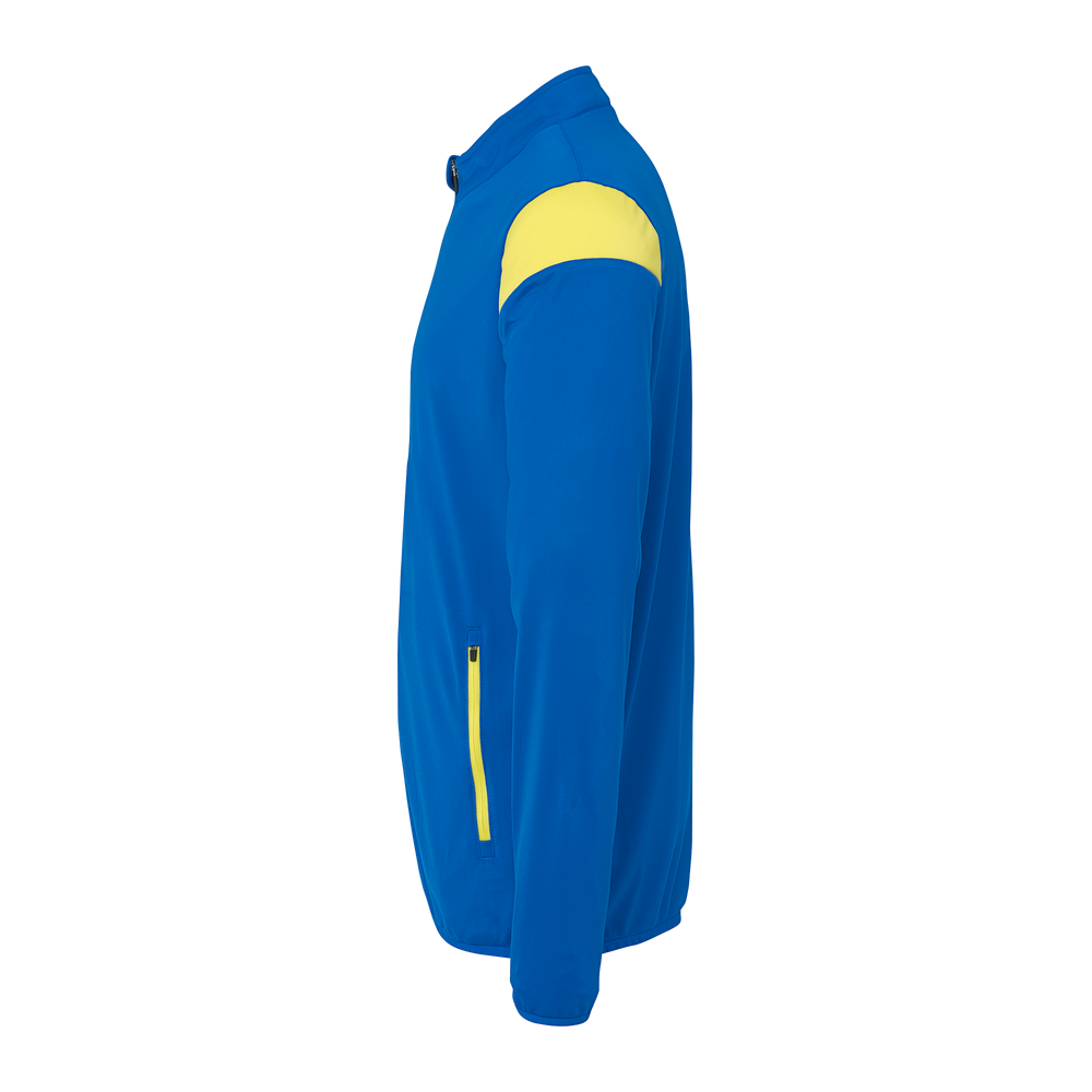 uhlsport Squad 27 Classic Jacke Kind (azurblau/limonengelb)